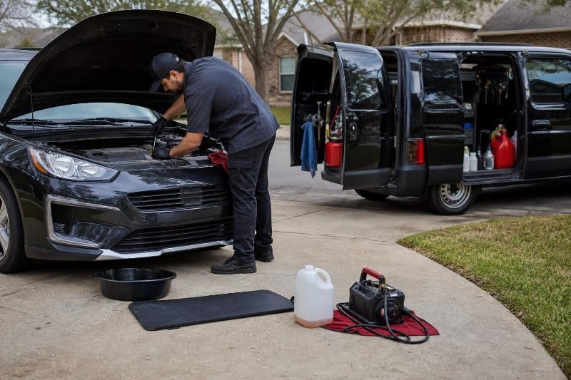 Oil Change in Conroe