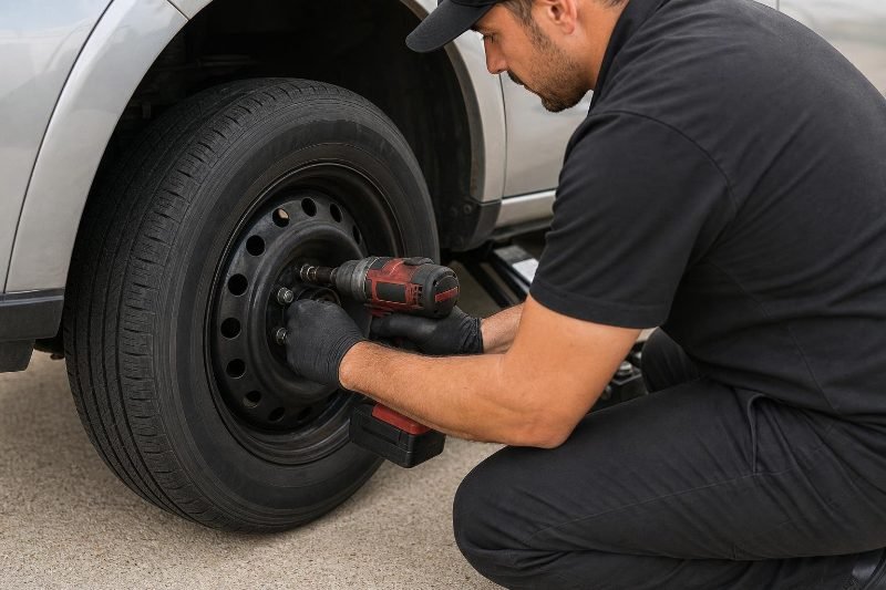 Tire Change project — Conroe, Texas